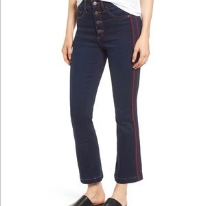 1 State Ribboned Flare Jeans